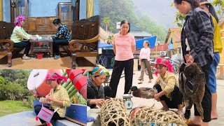 After working hard, the mother sold more ducks to be able to pay off part of the loan to the man.