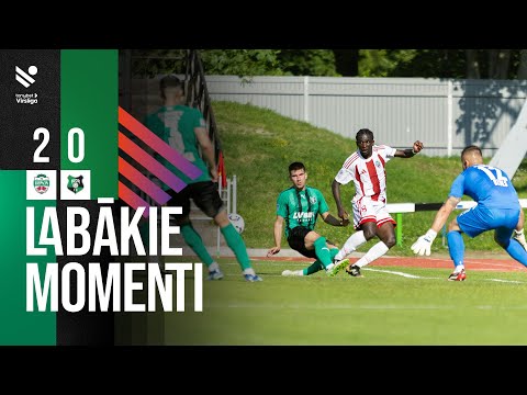 24. kārta: FK Liepāja 2:0 FK Auda (Labākie momenti)
