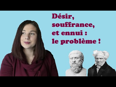 Bonheur 2 : Désir, souffrance et ennui : le problème ! Avec Schopenhauer et Platon .