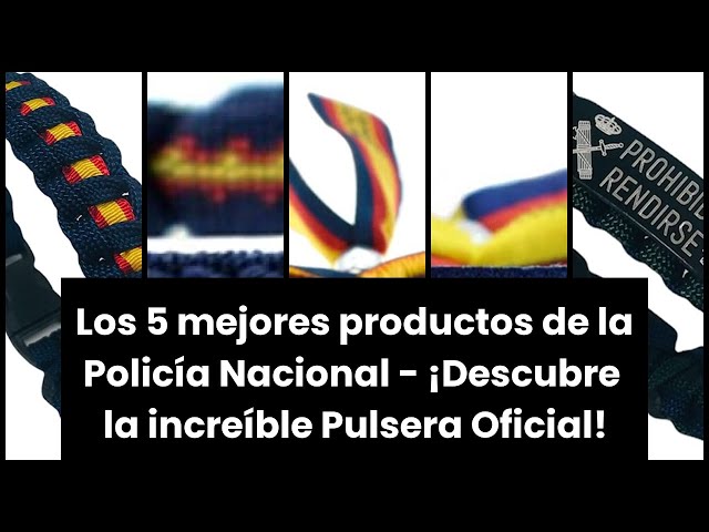 Vídeo relacionado con Movilear Pulsera Cierre Metalico Ajustable Unisex Hombre y Mujer Regulable Bandera Policía Nacional CNP