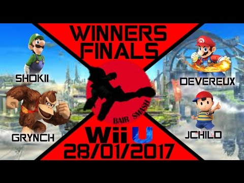 Bair Smash 9 Doubles Winners Finals- Shokii & Grynch Vs. Devereux & Jchild - Smash Wii U