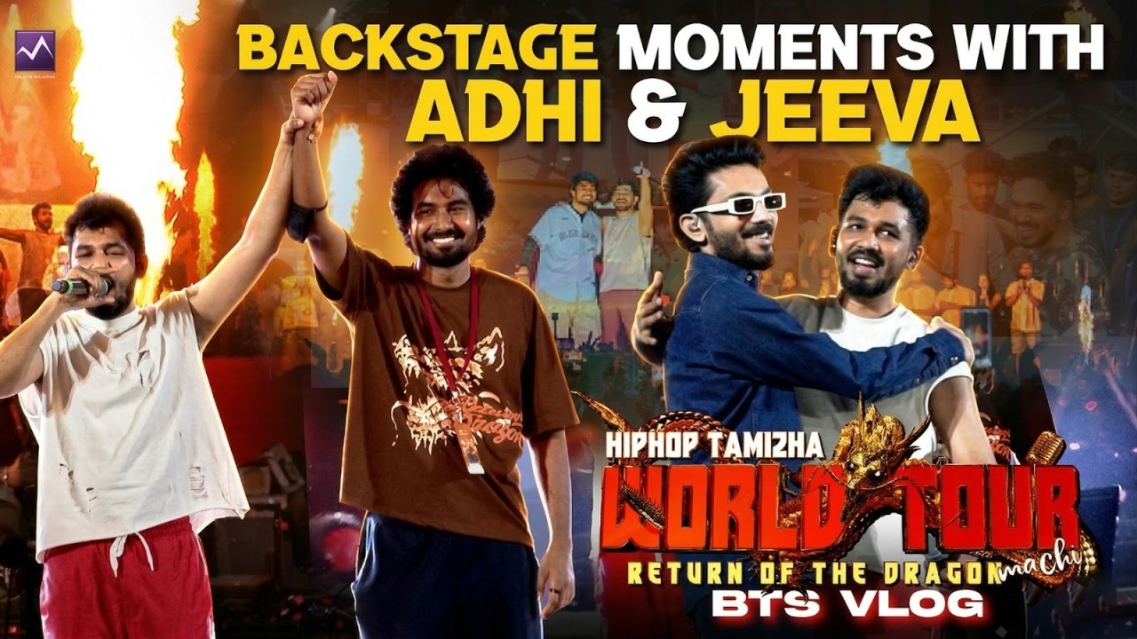 Vibe-na ithu thaan vibe 🔥🎤 – Adhi & Jeeva vibe festival |@hiphoptamizha World Tour | Media Masons