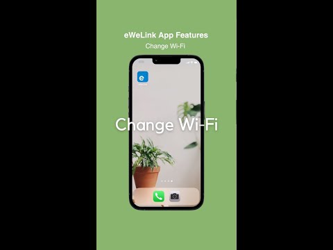 eWeLink app feature: Change Wi-Fi settings without re-pairing #smarthome #ewelink #shorts