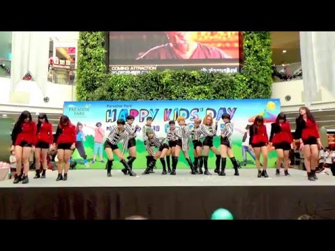 160109 [Wide] Fellow School cover After School - Intro + Bang @Paradise Park K-POPS 2016 (Audition)