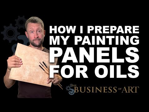 Preparing Hardboard & MDF Panels for Oil Painting