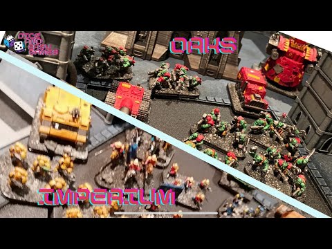 Game 1: Epic 40K Orks vs Imperium | Bitesize Battle Report | Warhammer Apocalypse 40K