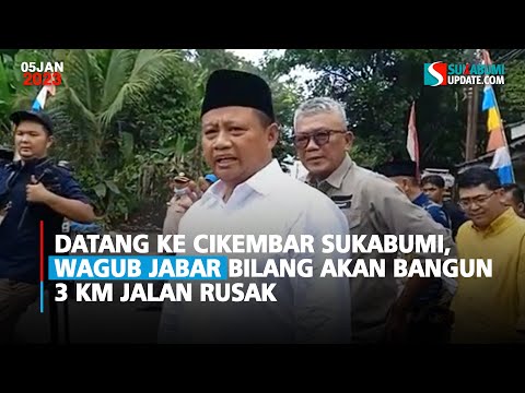 Datang ke Cikembar Sukabumi, Wagub Jabar Bilang akan Bangun 3 Km Jalan Rusak