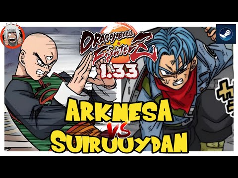 DBFZ Suiruuydan vs ARKNES4 (VegetaSSB, GogetaSS4, Tien) vs (Trunks, A17, Gohan)