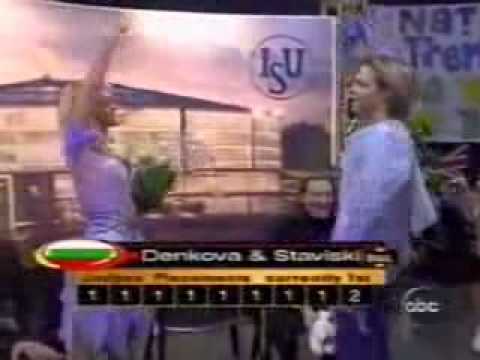 Denkova Staviski 2004 worlds free dance kiss and Cry