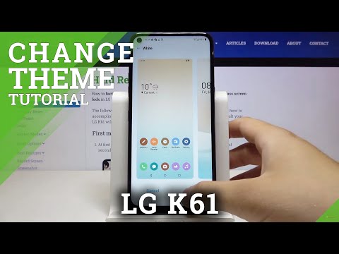 How to Change Theme in LG K61 – Set Up Theme