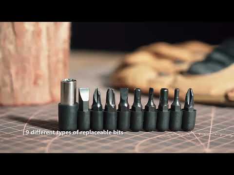 Мультитул Xiaomi NexTool Black Knight NE20044 Оригинал! | 11 предметов: ножницы, плоскогубцы, 10 бит - фото 1 - id-p1822296820