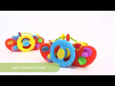 PLAYGRO muzikinis žaislas Drive and Go, 0184477 video