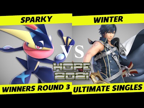 HOPE 2021 Winners Round 3 - Sparky (Greninja) vs. Winter (Chrom) - SSBU