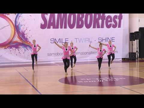 Twirling-mažoretni klub Sveta Nedelja  - Majorette Team-Small Group Cadet 2018 SAMOBORfest