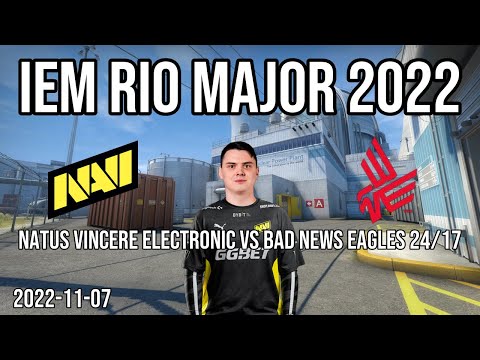 CSGO POV: Natus Vincere electroNic vs Bad News Eagles (24/17) @ nuke (2022-11-07)