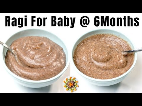 Ragi Porridge for Baby at 6 Months | Ragi Baby Food after 6 Months | 6 Month Baby Food Indian