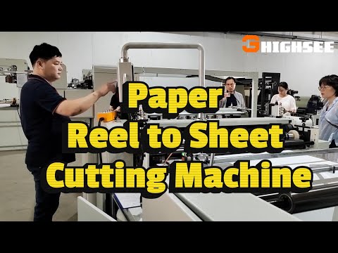 HIGHSEE| 2024 Most Popular Paper Sheet Cutting Machine Model:HQJ-C #cutter #papersheet