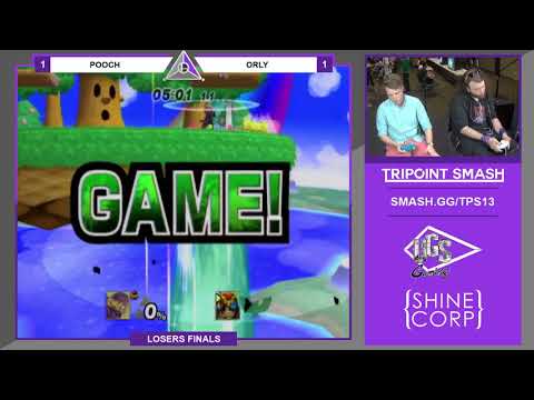 Pooch (Samus) vs ORLY (Falcon) - Tripoint Smash #13 PM Losers Finals