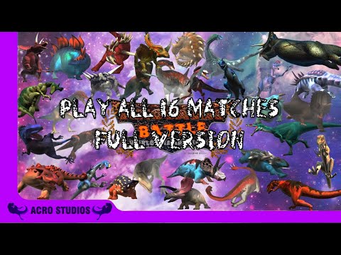 Dinosaurs Rampage Battles Play All 16 Matches Full Ver. #dinosaur #dinosaurs #pong1977 #jurassicpark