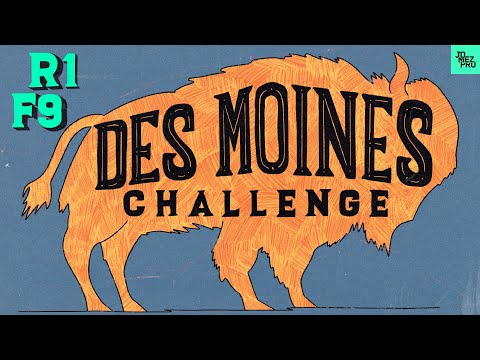 2022 TruBank Des Moines Challenge | R1F9 | Heimburg, Buhr, Smith, Leiviska | Jomez Disc Golf