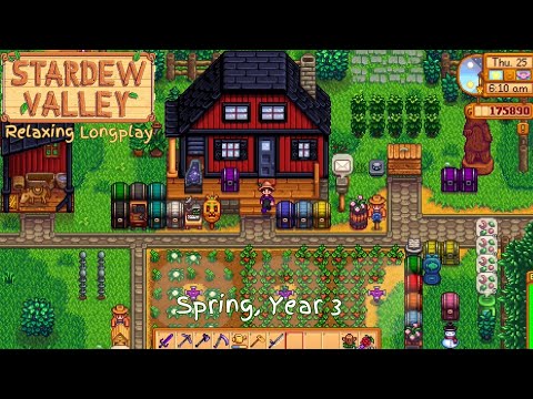 Stardew Valley | Spring Year 3 | Relaxing Longplay | Grandpa's Legacy | Retro Vibes | No Commentary