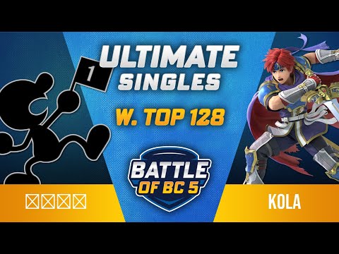 ミーヤー (Mr. Game & Watch) vs Kola (Roy) - Ultimate Singles Winners Top 128 - Battle of BC 5