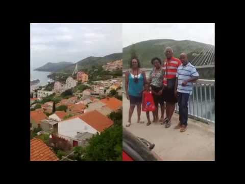 Camille Dorman and family exploring Croatia