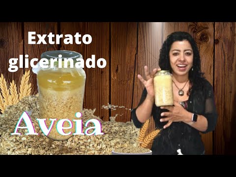 Extrato Glicerinado de Aveia 😃para turbinar seu shampoo, sabonete e creme,muito fácil e nutritivo 🤩💞