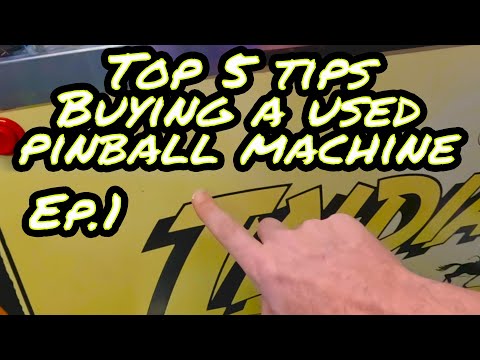 Buying a used pinball machine -Ep1.  Top 5 tips for new buyers!