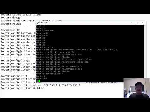 Basic Router & Switch IOS configuration commands - CCNA beginner