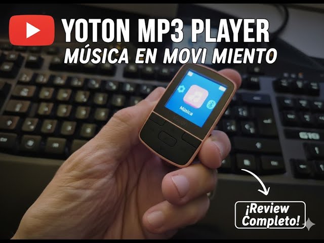 Vídeo relacionado con YOTON Reproductor MP3 con Bluetooth 5.2, Mini HiFi-Music Player con Clip Deportivo, Reproductor MP3 Portátil para Niños con Botón de Volumen Independiente, Radio FM, Auriculares Incluidos, Verde