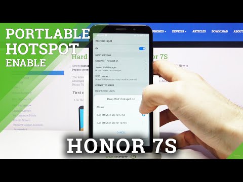 How to Use Portable Hotspot on HONOR 7S – Activate Internet Hotspot