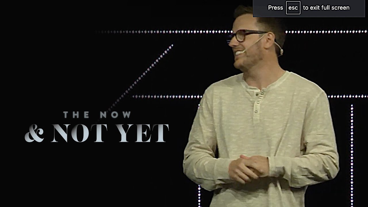 The Now and Not Yet, Part 2: Holiness