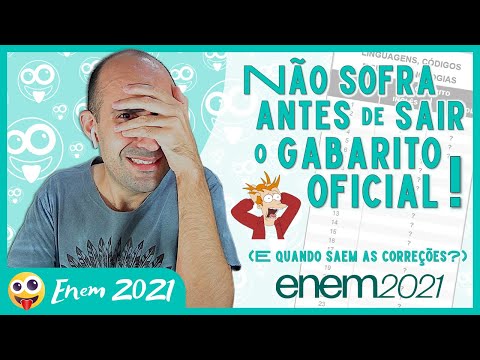 [ENEM 2021] Não sofra antes de sair o gabarito oficial! ▷ (E quando saem as análises de 2021?)