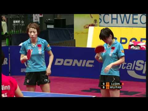 2011 Austrian Open: DING Ning CHN / LI Xiaoxia - FAN Ying CHN / WU Yang
