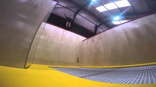 Circus trampoline wall