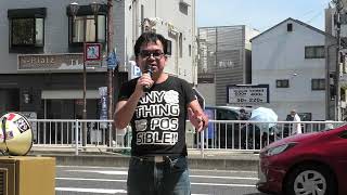移民政策反対デモ🪧参政党プロテストウォッチャー+はやぶさ会+新社会運動合同街宣　新長田