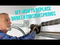 Torsion Spring DIY guide - How To Replace Garage Door Torsion Springs