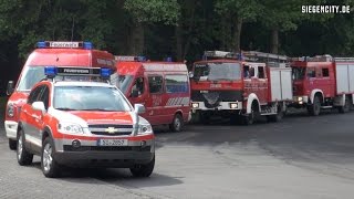 preview picture of video 'Feuerwehr-Kolonne auf Einsatzfahrt - Siegen - 29.07.2014'