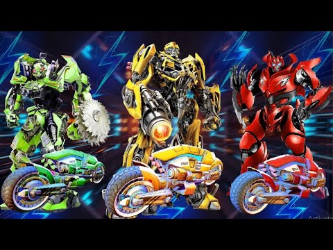 Grand Robot _ Bike Transform City Attack Android Gameplay