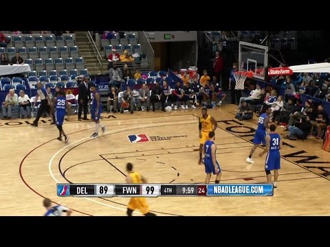 Travis Leslie posts 17 points & 12 rebounds vs. the 87ers, 12/11/2016