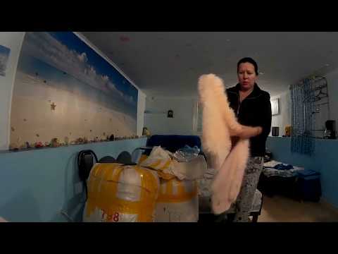 Маленькие посылочки с пушистыми пледами! Распаковка.