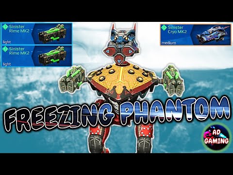 FREEZING PHANTOM - CRYO RIME PHANTOM Gameplay - War Robots MK2 WR