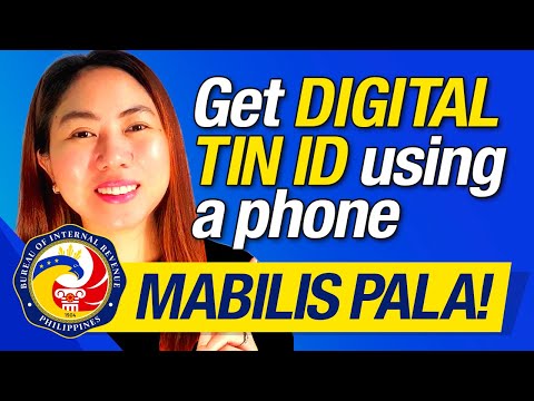 How to get Digital TIN ID online with Existing tin number using your Mobile thru BIR ORUS|
