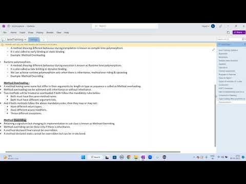 Java Training Oops Polymorphismpart1
