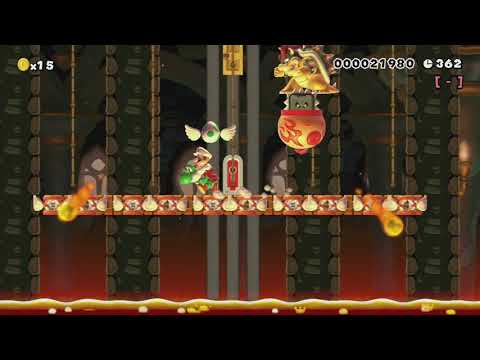 _翻弄されるクッパクラウン_ by めつん - Super Mario Maker - No Commentary 1bq