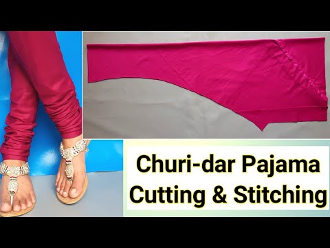 Churidar Pajama Cutting and Stitching for Beginners in  Urdu / Hindi by "Fizza Mir"