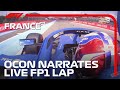 Esteban Ocon Commentates While Driving! | 2021 French Grand Prix