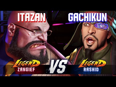 SF6 ▰ ITAZAN (Zangief) vs GACHIKUN (Rashid) ▰ High Level Gameplay