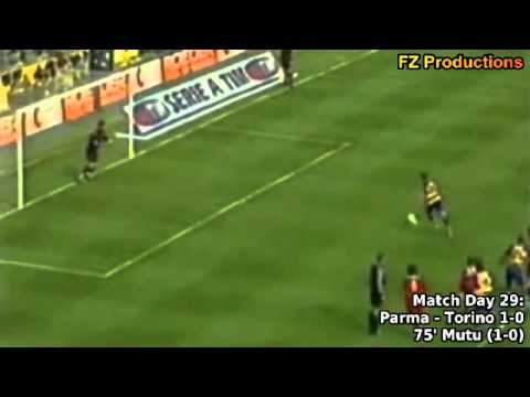 Serie A 2002-2003, day 29 Parma - Torino 1-0 (Mutu)